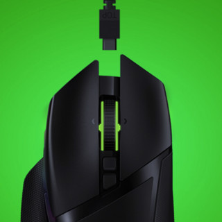 RAZER 雷蛇 巴塞利斯蛇终极版 2.4G HYPERSPEED 双模无线鼠标 20000DPI RGB