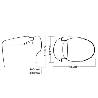 submarine 潜水艇 Z6 全自动智能马桶