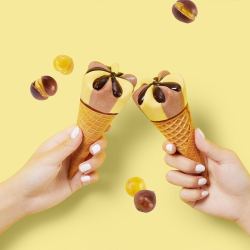 和路雪可爱多甜筒芝士香栗口味冰淇淋67g6支凑单品