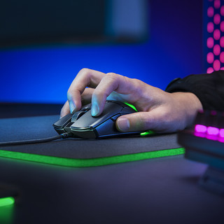 RAZER 雷蛇 毒蝰迷你版 有线鼠标 8500DPI RGB 黑色
