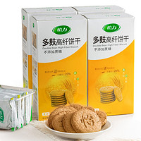 YILI 怡力 多麸高纤饼干组合装 混合口味 216g*4盒（芝麻味+原味+奶香味）