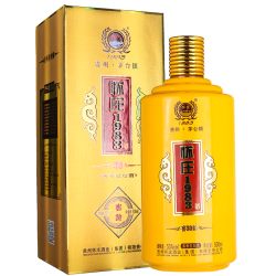 怀庄1983窖龄3053度酱香型白酒500ml礼盒装