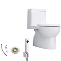 KOHLER 科勒 瑞琦系列 马桶套装 K-4012T-S2-0虹吸式马桶+1248788-SP安装三件套+R98100T-0喷枪 400mm坑距