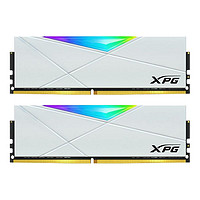 ADATA 威刚 XPG系列 龙耀 D50 DDR4 3200MHz RGB 台式机内存 RGB灯条 白色 16GB 8GB*2