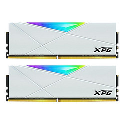 ADATA 威刚 XPG系列 龙耀 D50 DDR4 3200MHz RGB 釉白 台式机内存 32GB 16GBx2