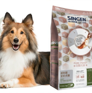 SINGEN 信元發育寶 鸭肉青海苔全犬成犬狗粮 2kg