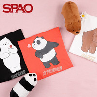 SPAO SPRP948D01 男女款印花短袖T恤