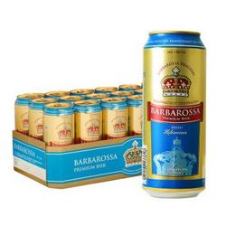 BARBAROSSA 凯尔特人 德国进口小麦啤酒 500ml*18听