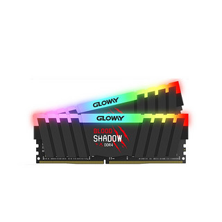 GLOWAY 光威 血影系列 DDR4 3600MHz RGB 黑色 台式机内存 16GB 8GBx2