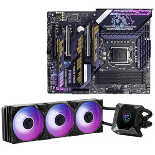 MSI 微星 K360 394mm 一体式水冷散热器 + Z590 GAMING FORCE 原力板