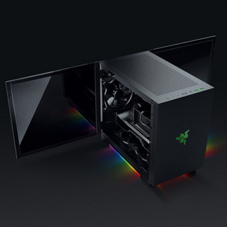 RAZER 雷蛇 战斧迷你ITX MINI-ITX机箱 全侧透 黑色