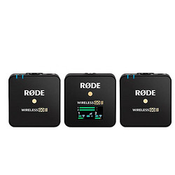RØDE 罗德 RODE 罗德 Wireless GO II 专业录音麦克风 一拖二标配