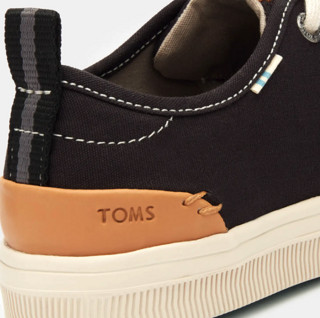 TOMS 汤姆斯 Travel Lite 女子休闲运动鞋 黑色 37.5