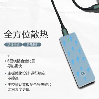 JEYI 佳翼 i9GTR M.2固态NVME移动硬盘盒sata双协议m2外接盒子转ssd