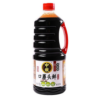 中坝 酱油 口蘑头鲜原汁生抽1.28L 大容量更实惠