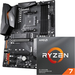 GIGABYTE 技嘉 X570 AORUS ELITE WIFI 主板+ AMD 锐龙 7 3700X 盒装CPU 板U套装