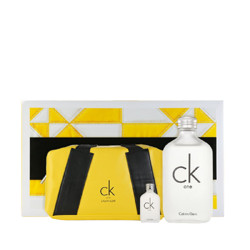 Calvin Klein 卡尔文·克莱 卡雷优香水礼盒（CK ONE100ml＋mini10ml，赠品牌购物袋＋化妆包）