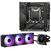 MSI 微星 K360 360mm 一体式水冷散热器 + Z590I UNIFY 暗影板 水冷主板套装