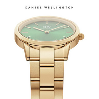 Daniel Wellington 丹尼尔惠灵顿 DW00100421 情侣祖母绿小精钢绿表