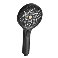 HUIDA 惠达 HWH5006-S01BK 三出水手持花洒 黑色