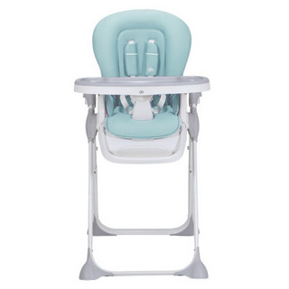 gb好孩子 儿童餐椅 多功能可折叠便携婴儿餐椅可坐可躺宝宝餐椅（7个月-36个月）浅绿色 Y9806-2407