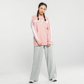 PUMA 彪马 卫衣女HELLO KITTY联名款 秋冬保暖女款长袖女式卫衣 粉色 XS