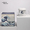 大英博物馆 神奈川冲浪里花茶杯马克杯 水杯创意礼物