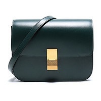 CELINE 思琳 Classic系列 女士皮革单肩豆腐包 189173DLS 31AN 亚马逊绿 中号