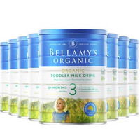预售：BELLAMY'S 贝拉米 经典有机系列 幼儿奶粉 澳版 3段 900g*8罐