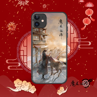 《魔道祖师》动画 正版定制钢化玻璃手机壳魏无羡夕阳款 华为 P20 青春版