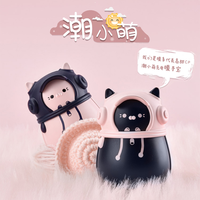 潮小萌暖手宝可爱充电宝个性创意暖宫暖手两用USB便携 潮小蓝 7200毫安