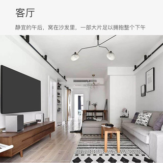 英微GHZ抗光投影仪画框幕家用100寸 120寸 150寸钛晶抗光屏幕布超窄边短焦中长焦高清幕布4K激光电视抗光幕（钛晶抗光、140英寸）