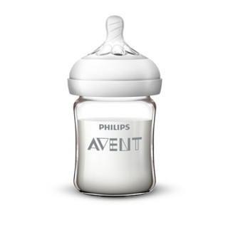 AVENT 新安怡 plus专享:飞利浦新安怡 玻璃奶瓶宽口径125ml自带0月+奶嘴