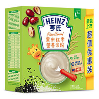 Heinz 亨氏 五大膳食系列 米粉 2段 黑米红枣味 400g