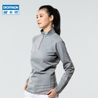 DECATHLON 迪卡侬 运动卫衣跑步女立领外套加绒保暖秋冬防风外套运动服WSHW