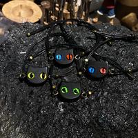寻木手作 喵咪檀木手链项链刻字创意礼物 紫眼睛