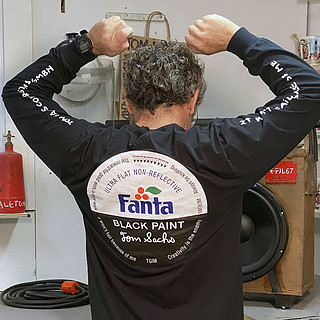 Tom Sachs Fanta 男士长袖T恤 黑色 S