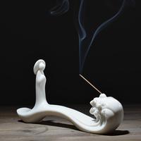 仟信慈艺「观止香器」陶瓷创意线香插工艺现代家居摆件 观止-禅修