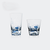 大英博物馆 神奈川冲浪里玻璃杯水杯浮雕创意礼物 宽口杯