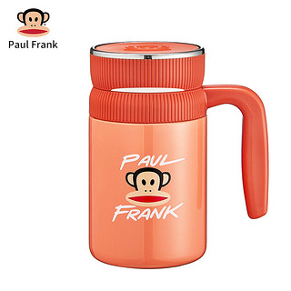 大嘴猴（Paul Frank）316不锈钢保温杯茶水分离泡茶杯420ml办公室家用水杯PFD066 朝气橙