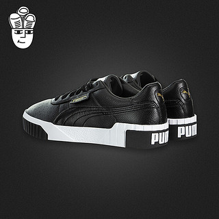 Puma Cali 彪马女子时尚板鞋 复古风轻便休闲鞋 36915503 黑配白色  37