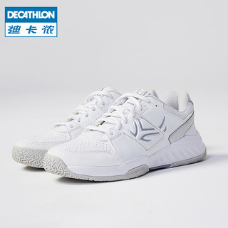 DECATHLON 迪卡侬 官方运动鞋女网球鞋休闲老爹鞋白色透气专业耐磨训练鞋TAJ4