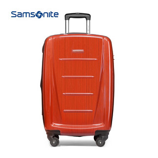 Samsonite/新秀丽拉杆箱 ins网红旅行箱行李箱密码箱06Q 拉丝橙色 20寸