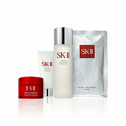 SK-II  畅销组合套装（神仙水+洁面啫喱+前男友面膜+微肌因精华露）