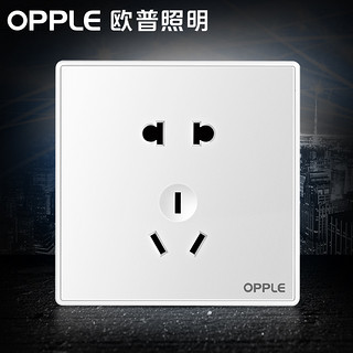 OPPLE 欧普照明 k05系列白色开关 二开单控