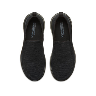 SKECHERS 斯凯奇 GO WALK MAX系列 男士低帮休闲鞋 全黑色 41