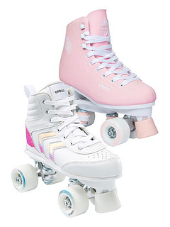 迪卡侬儿童成人女双排溜冰鞋轮滑鞋旱冰鞋双排轮IVS3