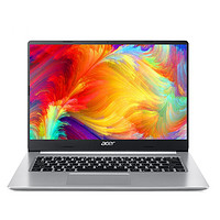 acer 宏碁 蜂鸟 FUN 2020款 14.0英寸 轻薄本 银色 (酷睿i7-10510U、MX350、8GB、512GB SSD、1080P、IPS、60Hz）