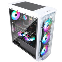 鑫谷LUX白色重装版机箱+3只光晓12PLUS多彩版风扇 优惠套装