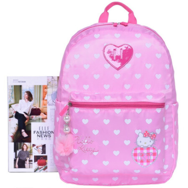 凯蒂猫 Hello Kitty 儿童书包女小学生书包 轻便休闲2-6年级双肩背包 KTM0003B粉红色【报价 价格 评测 怎么样】 -什么值得买